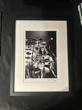 Framed Photograph John Bonham Of Led Zeppelin By Robert Knight Limited Edition picture