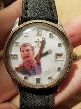 1940'S Stalin PRESIDENT Of Soviet Union Russia WATCH SPECIAL MEMORIAL RARE picture