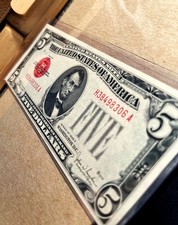 Fr. 1530 1928E $5 Legal Tender - AU picture