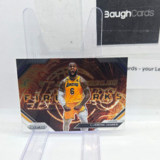 Panini 2023-24 Prizm Fireworks Silver Prizm LeBron James Lakers #3 picture