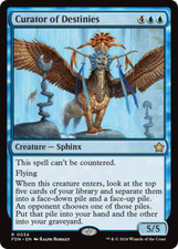 x1 Curator of Destinies FDN Foundations MTG 34 RARE M/NM 1x picture