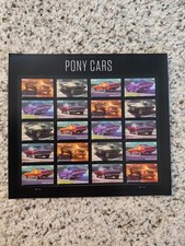 2021 USPS Pony Cars Forever Stamps - 20 Stamps - MNH picture