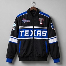 Free Shipping TEXAS RANGERS INDY CAR RACING JACKET 09/18/26 SIZE XL picture
