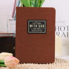 One Minute with God for Men 365 Devotions, Brown Faux Leather Flexcover picture