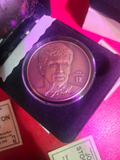 The Highland Mint John Stockton Lot of 4 1oz bronze Proof Medallions Got 50 picture