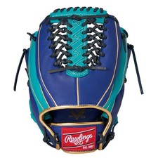 Rawlings GR5HTCALR Baseball Glove Soft Adult HYPER TECH COLOR SYNC Indigo/M picture
