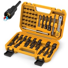 ELEAD 47-Piece Magnetic Nut Driver & Screwdriver Bit Set 1/4