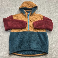 Lole Yana Oversized Pullover Hoodie Women's Small Colorblock Half Zip NWOT picture