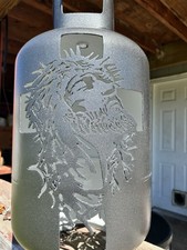 Christ is king themed 7 gal lantern  picture