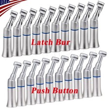 1-10PCS NSK Style Dental Slow Low Speed Handpiece Push/Latch Contra Angle E-type picture