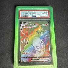 Pokemon TCG Charizard VMAX 074/073 Champions Path Secret Rare Holo 2020 PSA 10 picture