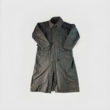 Vintage Outback Trading Co. Low Rider Duster Coat Waxed Oilskin Cotton Mens M picture