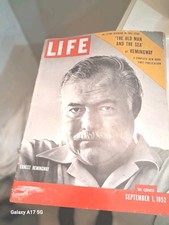 Life Magazine - Ernest Hemingway The Old Man And The Sea September 1 1952 picture