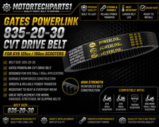 Gates Powerlink CVT Drive Belt 835-20-30 For GY6 125cc 150cc Scooter TaoTao picture