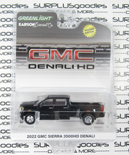 2025 Greenlight Karson Diecast: Black 2022 GMC SIERRA 3500 3500HD DENALI Dually picture