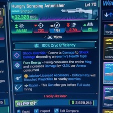 Borderlands 4⭐️LVL 70 NEW PEARL SHOTGUN ASTONISHER ALL ELEMENTS⭐️All PLATFORM picture