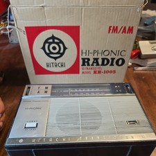 Vintage  1960's Hitachi transistor radio AM/FM Model KH 1005 picture
