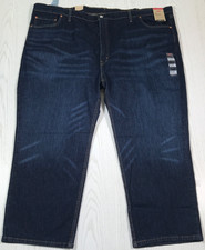 Levi's 559 Relaxed Jeans Men 54x28 Big Tall Blue Stretch Straight High Rise New picture
