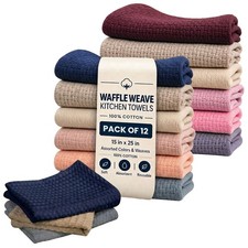 Premium Waffle Weave Kitchen Towels 15x25 – Dish, Tea & Restaurant Use picture