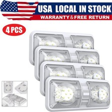 4PCS 12V RV LED Ceiling Lights, Dome Interior Light for Trailer Camper Boat picture