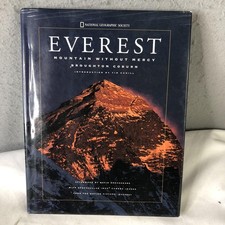 Everest Mountain Without Mercy Coburn Hardcover Signed Ed Viesturs Geographic picture