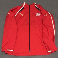 2005-2006 Puma Olympiacos Medium Windbreaker Team Track Jacket picture