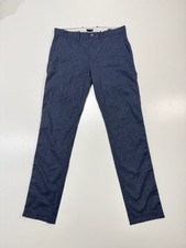 J. Crew Mens Flex Slim Fit Pants Size 30x32 Blue Chinos Preppy Ivy League picture