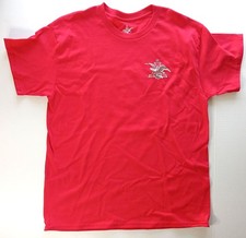 Budweiser Red LG 100% Cotton S/S Men's T Shirt  New  picture