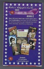 FAMOUS AMERICANS SERIES 2 HOBBY BOX HISTORIC AUTOGRAPHS 2025 picture