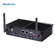 Qotom Q305P Mini Desktop PC 3205u 4GB 32GB COM Fanless Office/Home/Bank/Hotel picture