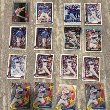 Topps Pete Crow-Armstrong Chicago Cubs MLB Topps/Chrome Rookie Lot (14) picture