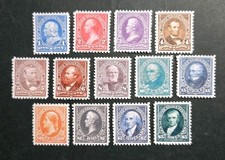 US Scott #264-278 1895 Bureau Issue Replica Stamp Set picture