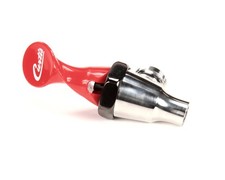 Wilbur Curtis Faucet Assembly, Red Handle 1-1/32 WC-1800HW -  + picture