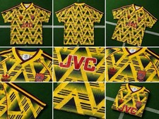 Arsenal 1991-1993 Away Shirt Bruised Banana Size Medium Retro Vintage Adidas 90s picture
