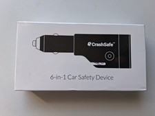 CrashSafe 6 in 1 Car Safety Device Window Breaker Seat Belt Cutter Light + More picture