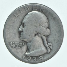 1938 (P) Washington Quarter Average Circ picture