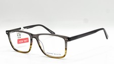NEW PERRY ELLIS PE 394-2 GRAY HORN AUTHENTIC EYEGLASSES 55-16 picture