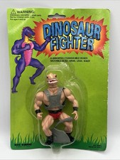 Vintage Dinosaur Fighter MOTU Galaxy KO 4” Dino Action Figure Kids Goods RARE picture