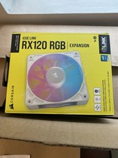 New Corsair iCUE LINK RX120 RGB 120mm Fan White Expansion Single Pack picture