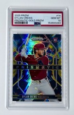 Dylan Crews 2025 Panini Prizm - Prizmatic Gold #14 Prizm /10 (RC) *POP 2 🔥 picture