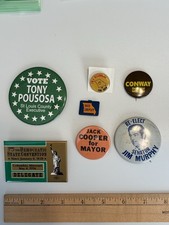 Vintage Missouri Political Campaign Buttons & 1996 Convention Lot 7pc picture