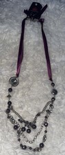 5-Piece Paparazzi Purple Jewelry Lot – 5 Necklaces + Matching Earrings Set picture