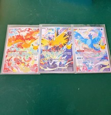 Pokemon TCG 30th Celebration Set Moltres Articuno Zapdos Full Art Holo 3 Cards picture