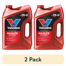 (2 pack) Valvoline MaxLife High Mileage 10W-40 Synthetic Blend Motor Oil 5 Quart picture