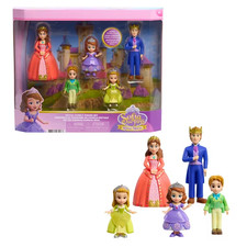 Disney Jr. Sofia the First Royal Family Figure Set, 5-Piece Kids Figure Set picture
