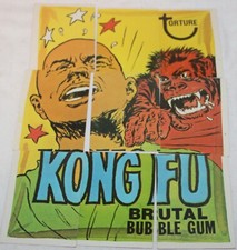 VTG 1974 Wacky Packages 8th Series Complete Puzzle Kung Fu TOPPS Cards picture
