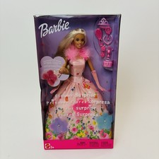 Vintage Mattel Flower Surprise Barbie 2002 Puppe 56779 Blütenzauber Brand New picture