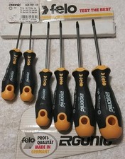 FELO 40896145 6pc TORX SCREWDRIVER HANDLE T-8-9-10-15-20-25 SET MADE IN GERMANY picture