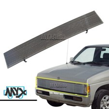 Polished Billet Grille Fits 1986-1997 Nissan Pickup Phantom Main Upper Grill picture