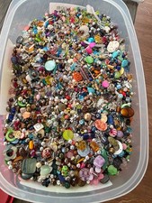 1Cup of Beautiful Beads and Charms *GREAT ASSORTMENT*BEAD SOUP* picture